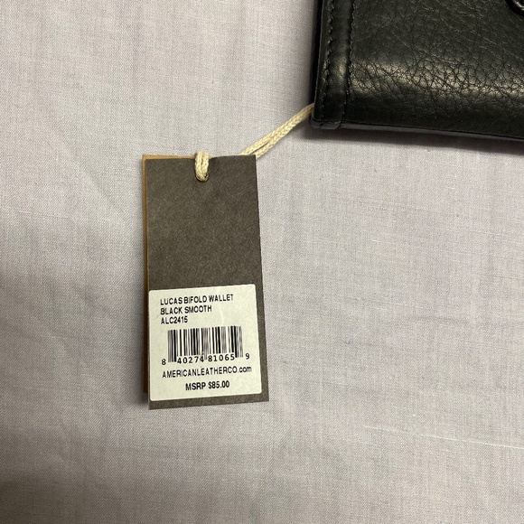 Lucas Slim Leather Wallet from AMERICAN LEATHER CO. - Picture 2 of 7